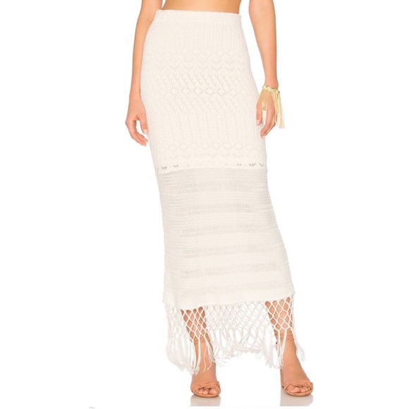 House of Harlow 1960 Dresses & Skirts - House of Harlow White Crochet Maxi Skirt